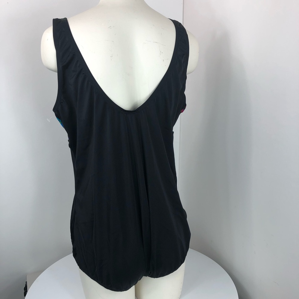Bleu Ice swimsuit one piece with front knot Sz 22 - Picture 4 of 8